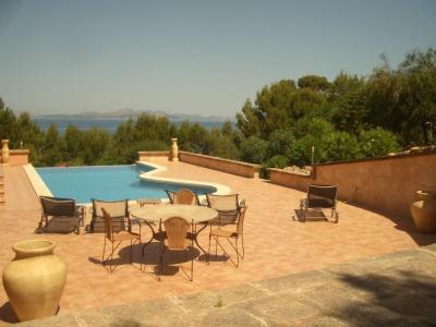 Luxuxchalet  mit  fantastischem Meer ,-Panoramablick auf die Bucht von Alcudia