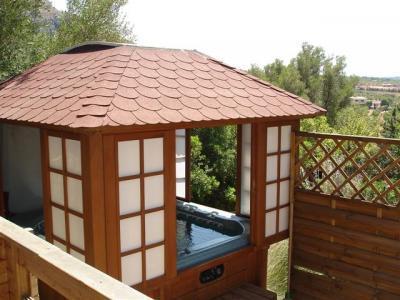 Chalet am Meer mit vielen Extras und Panorama-Meerblick