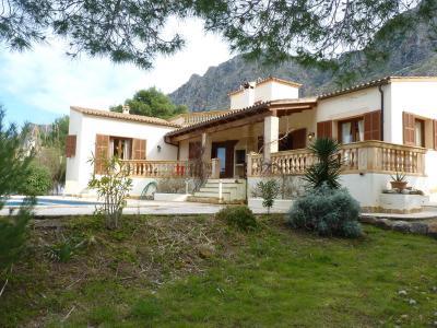 Casa Vista del Mar Schones Chalet mit Pool, Garten, Dachterrrasse und Meerblick in Betlem für 4 Per