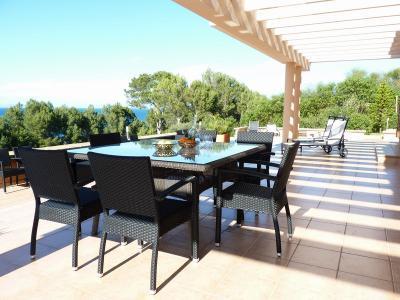 Luxuxchalet  mit  fantastischem Meer ,-Panoramablick auf die Bucht von Alcudia