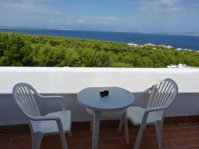 Meerblick-Appartement  Kleines Studio  am Hang mit grandiosen Meerblick �ber die Bucht von Alcudia